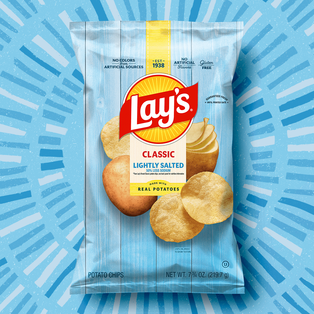Papas fritas LAY'S® ligeramente saladas