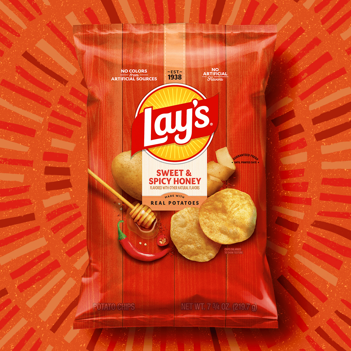 LAY’S® Sweet & Spicy Honey Potato Chips
