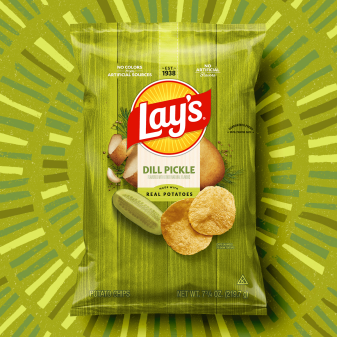 LAY'S® Dill Pickle Flavored Potato Chips