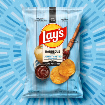 LAY'S® Lightly Salted BBQ Flavored Potato Chips
