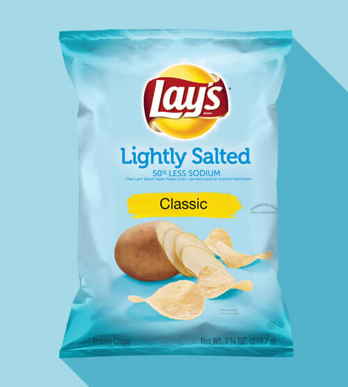 LAY'S® Lightly Salted Potato Chips | Lay's