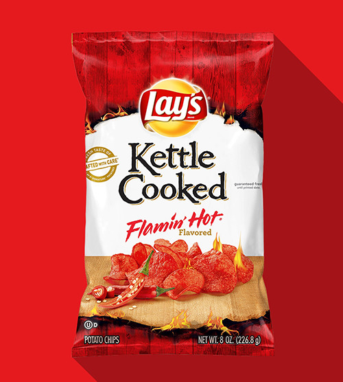 LAY'S ® Kettle Cooked Flamin' Hot Lay's.