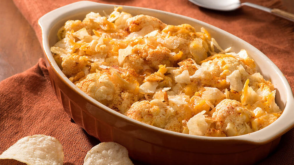 Cheesy Baked Cauliflower Lay's