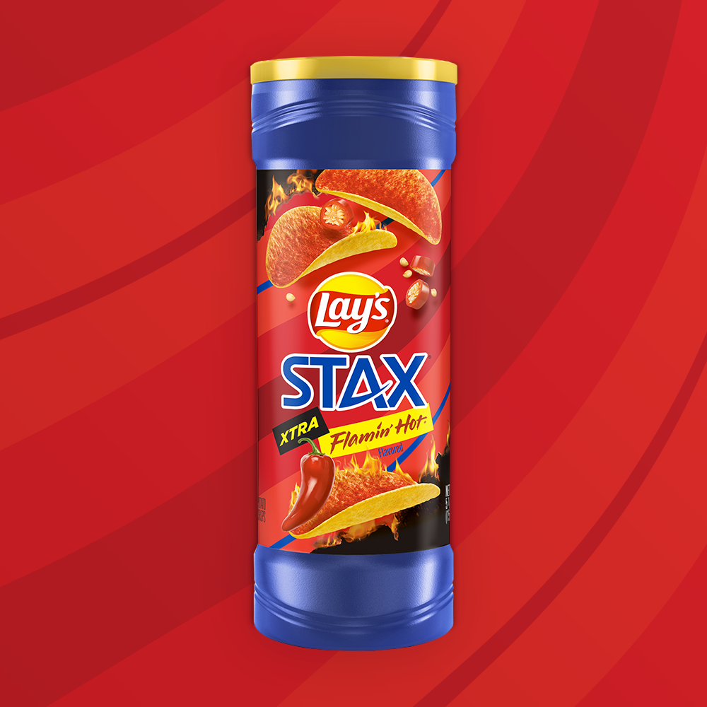 LAY'S® STAX® XTRA Flamin' Hot Flavored Potato Crisps