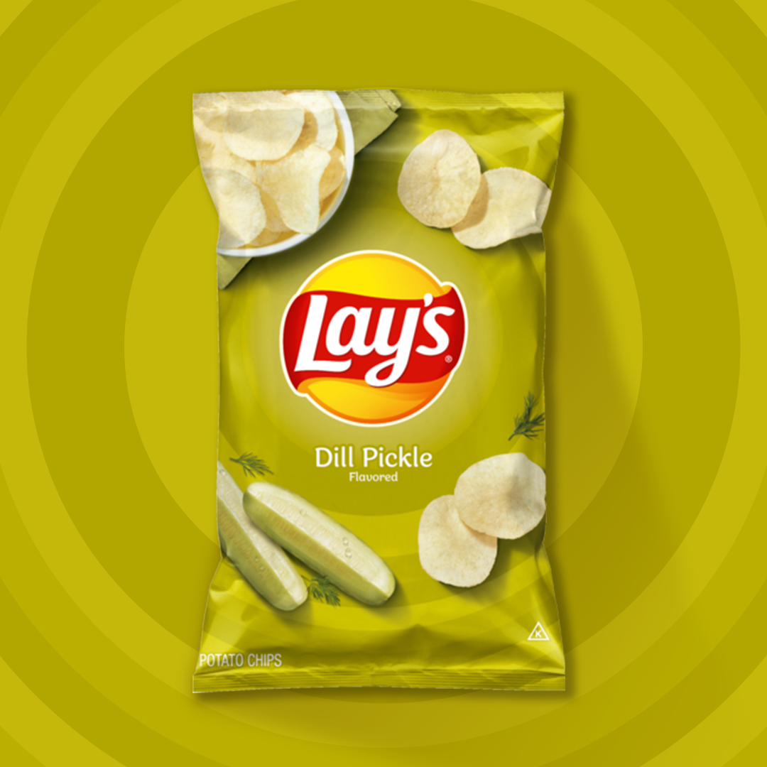 Papas fritas LAY'S® sabor pepinillos al eneldo