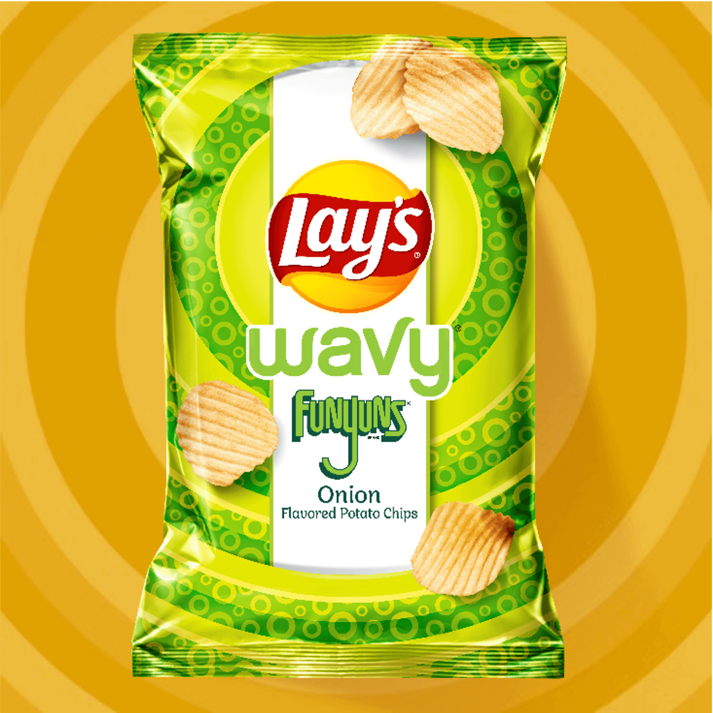 LAY'S® Wavy Funyuns Onion Flavored Potato Chips