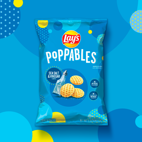 LAY'S® Poppables® sal marina y vinagre