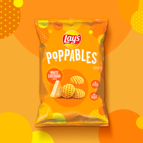 LAY'S® Poppables® White Cheddar Flavored Potato Snacks