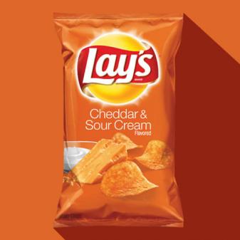 LAY'S® Cheddar & Sour Cream Flavored Potato Chips