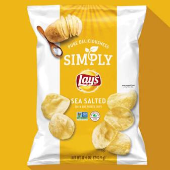 LAY'S® Simply Sea Salt Flavored Thick Cut Potato Chips