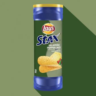 LAY'S® STAX® Jalapeño Pepper Jack Flavored Potato Crisps