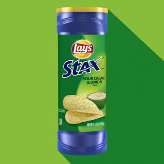 LAY'S® STAX® Sour Cream & Onion Flavored Potato Crisps