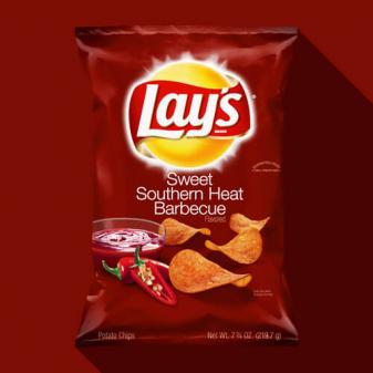 LAY'S® Sweet Southern Heat BBQ Flavored Potato Chips