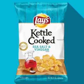 LAY'S® Kettle Cooked Sea Salt & Vinegar Flavored Potato Chips