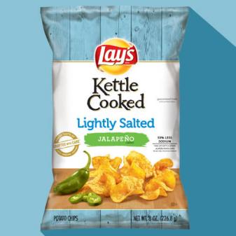 LAY'S® Kettle Cooked Lightly Salted Jalapeño Flavored Potato Chips