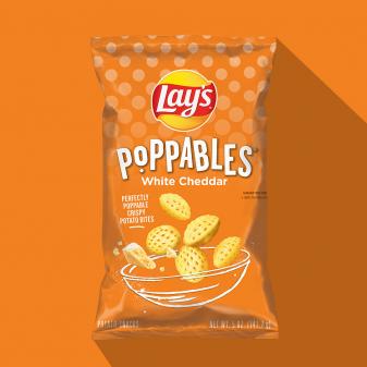 LAY'S® Poppables™ White Cheddar Flavored Potato Snacks