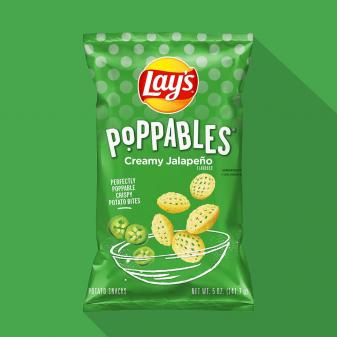 LAY'S® Poppables™ Creamy Jalapeño Flavored Potato Snacks